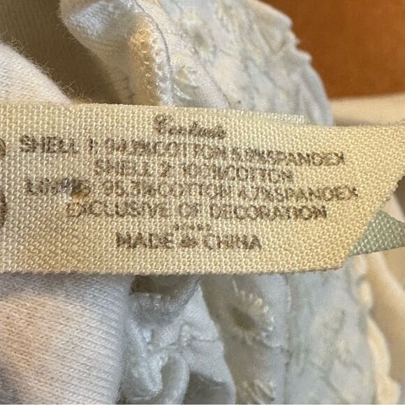 MATILDA JANE SIZE 4 Make Believe Playin House Top Cream Eyelet Shirt - Picture 14 of 14